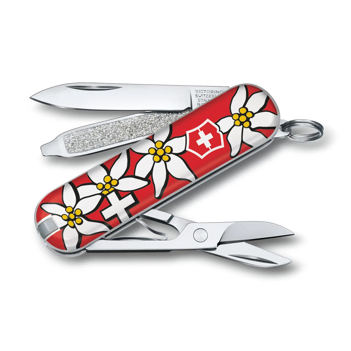 Нож перочинный Victorinox Classic SD Edelweiss (0.6223.840) 58 мм, 7 функций нож 0 6223 942 нож брелок victorinox