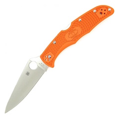 Фото Складной нож Spyderco Endura 4 сталь VG-10, рукоять FRN оранжевая