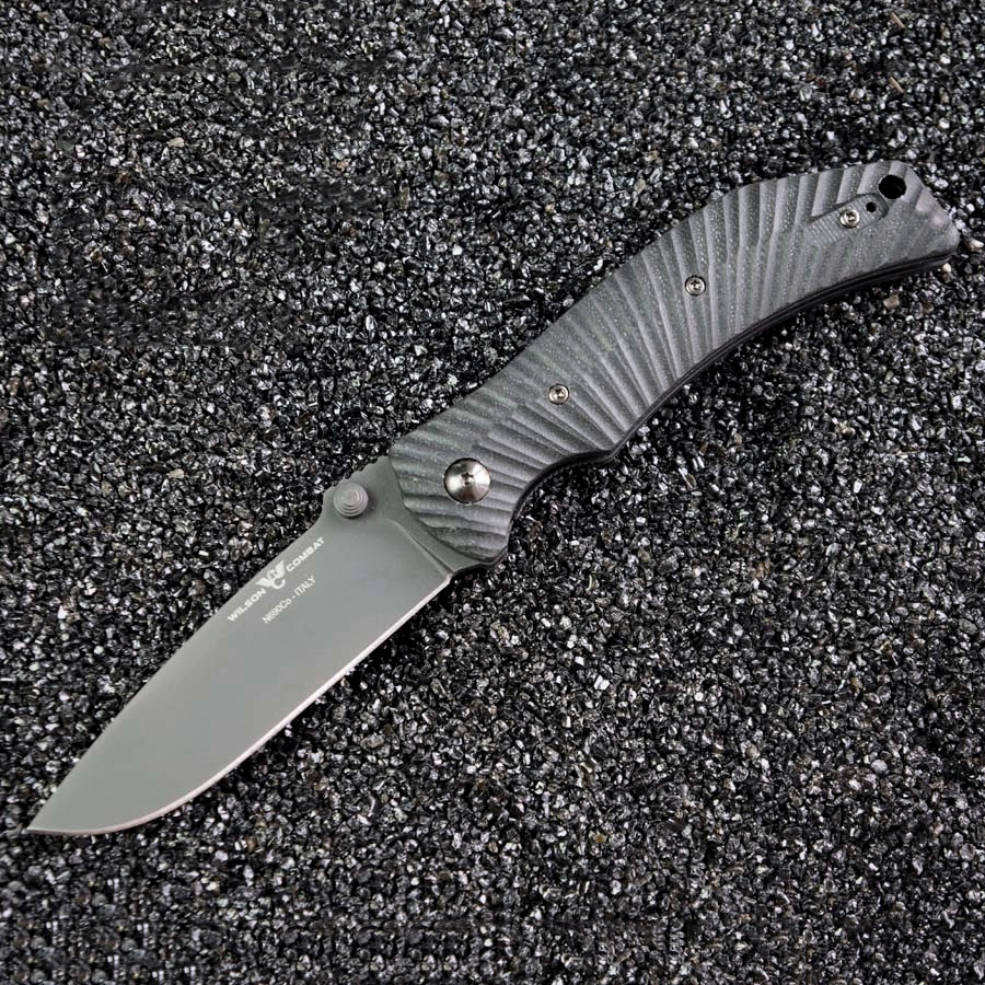 фото Складной нож fox extreme elite, сталь n690, рукоять стеклотекстолит g-10, чёрный