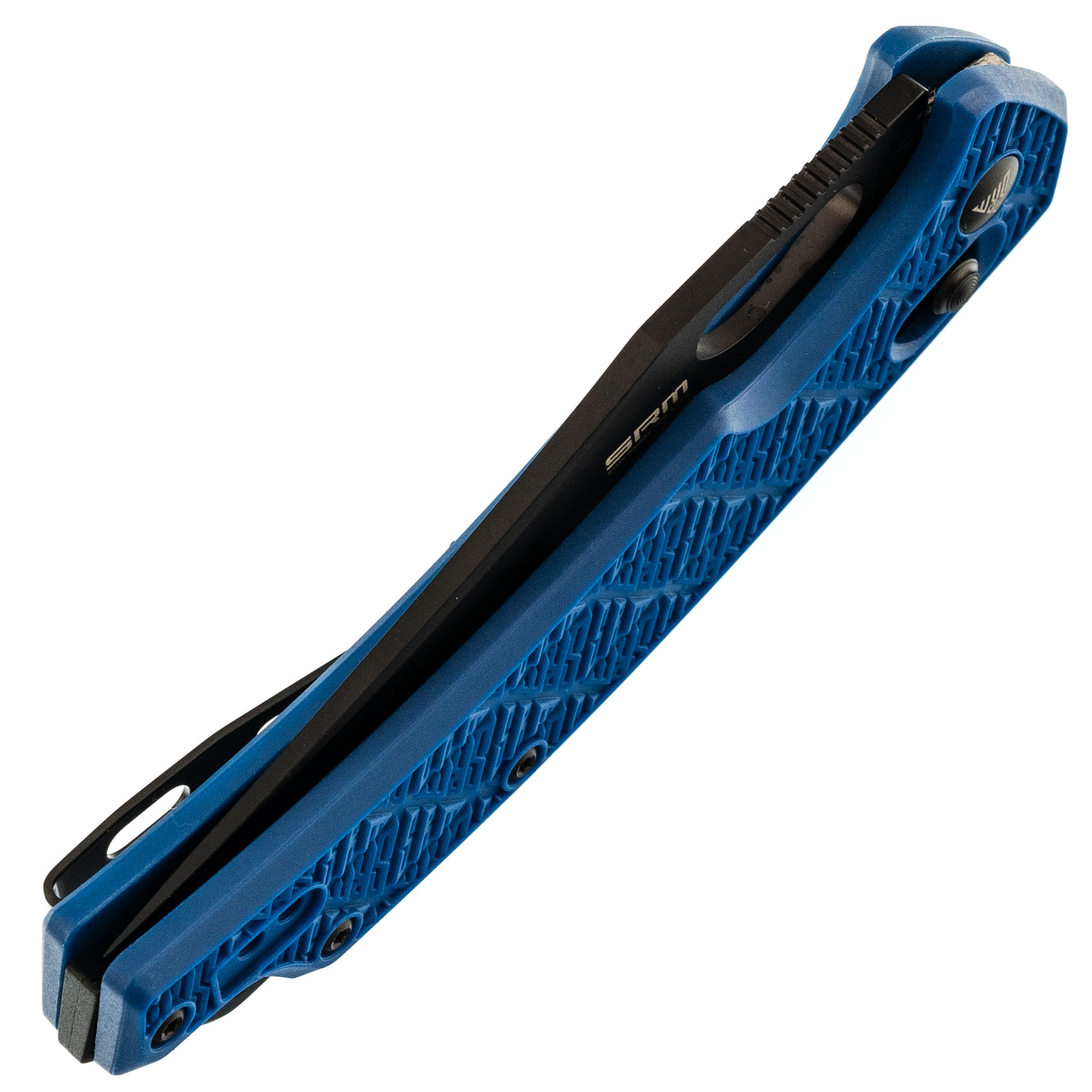 Складной нож SRM 9201, сталь 8Cr13MOV Blackwash, рукоять Blue FRN - фото 8