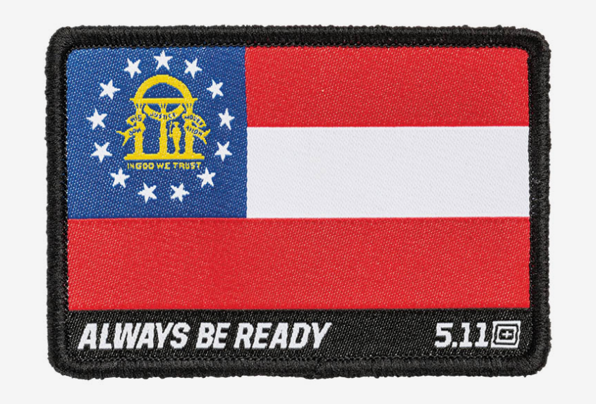 Патч Georgia state Flag, 5.11 Tactical - фото 1
