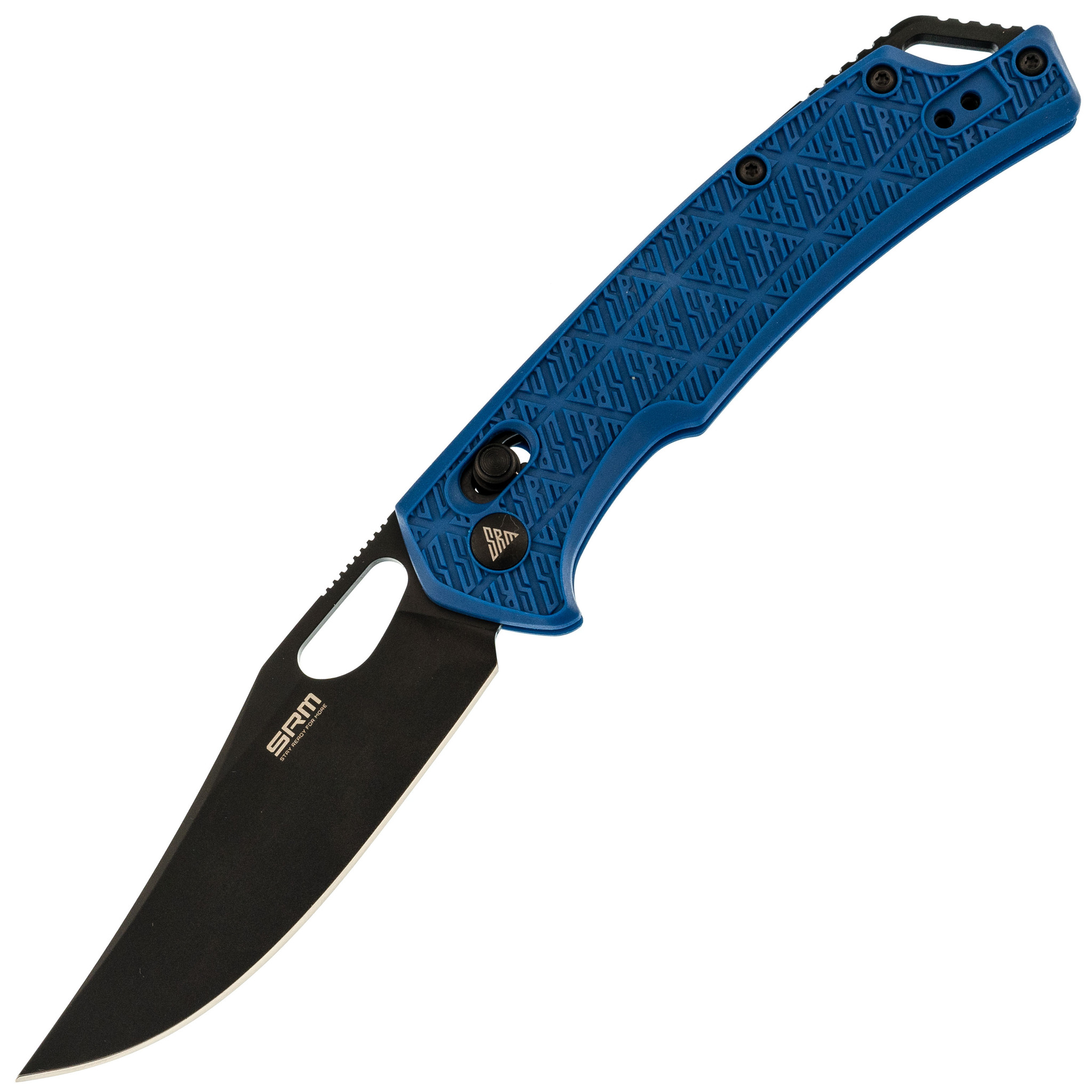 Складной нож SRM 9201, сталь 8Cr13MOV Blackwash, рукоять Blue FRN складной нож we knife banter blue s35vn
