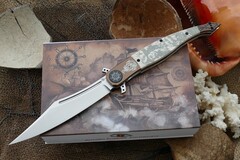 Фото Складной нож Reptilian Билли Бонс-02, сталь VG-10, рукоять G10