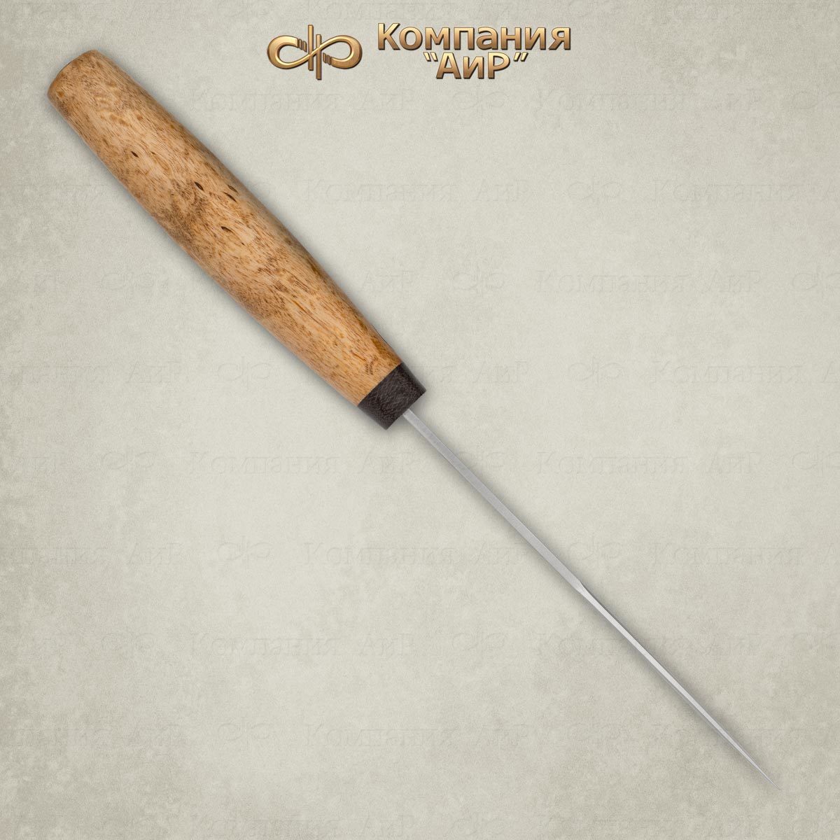 Нож АиР Клычок-1, сталь К-340, рукоять карельская береза - фото 5