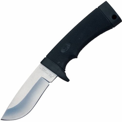 Туристический охотничий нож с фиксированным клинком Katz Black Kat, 215 мм, сталь XT-70, рукоять kraton