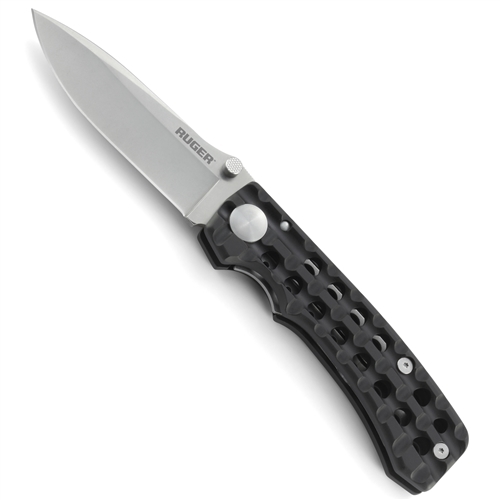 Складной нож CRKT R1803 Ruger® Knives Go-N-Heavy™, сталь 8Cr13MOV Stonewashed, рукоять алюминий - фото 4