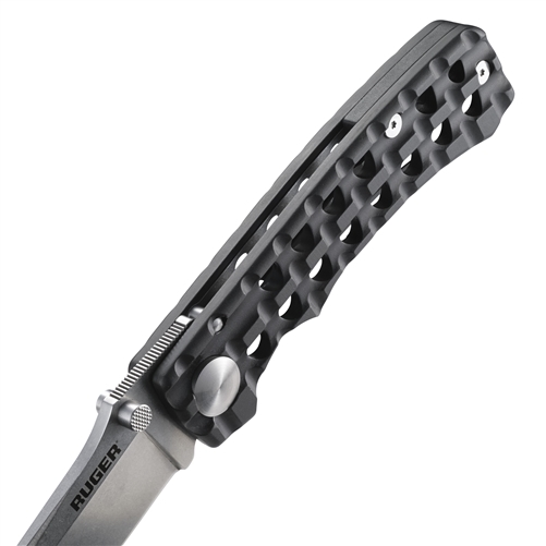 Складной нож CRKT R1803 Ruger® Knives Go-N-Heavy™, сталь 8Cr13MOV Stonewashed, рукоять алюминий - фото 7