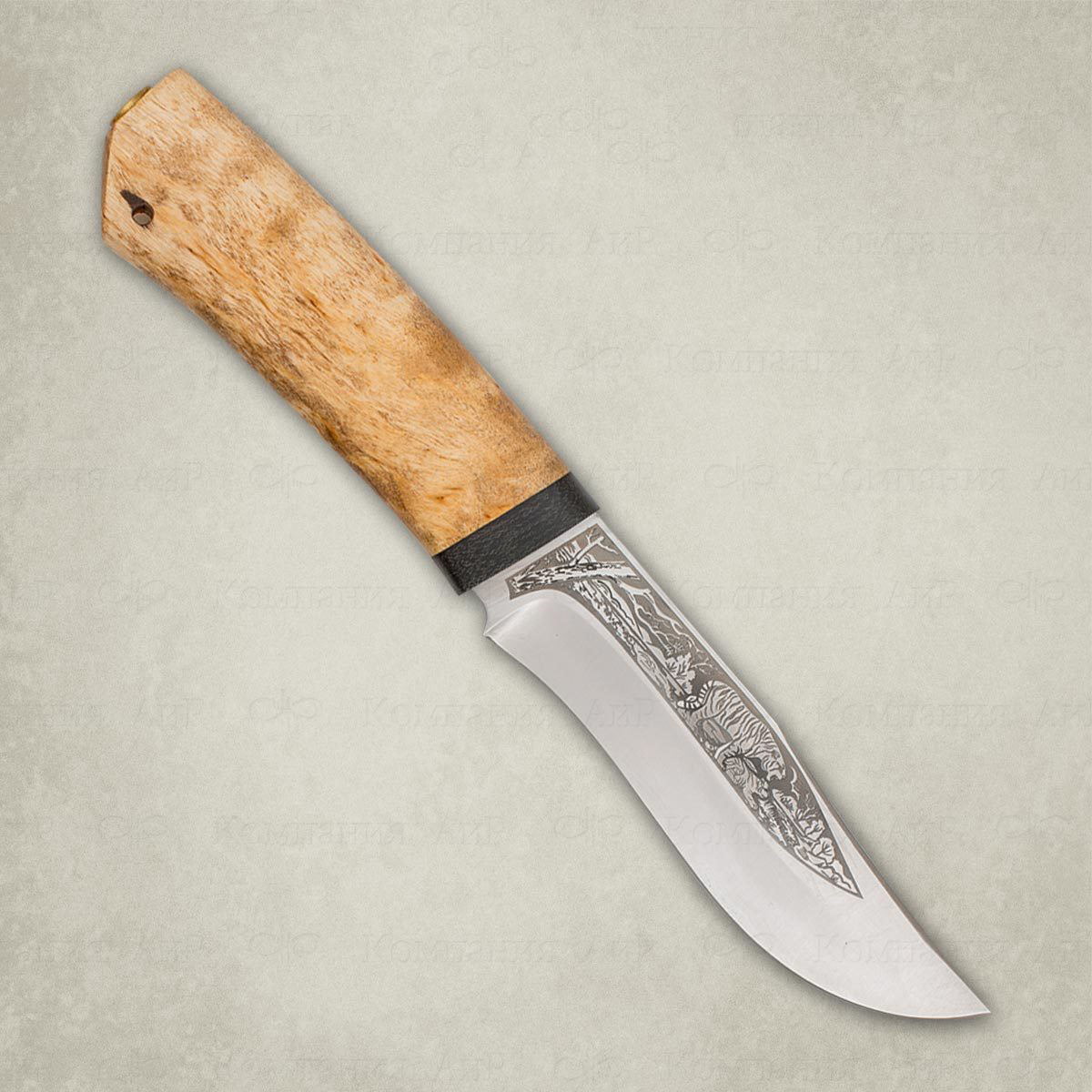 Нож Клычок-3, карельская береза, 95х18, Бренды, АиР
