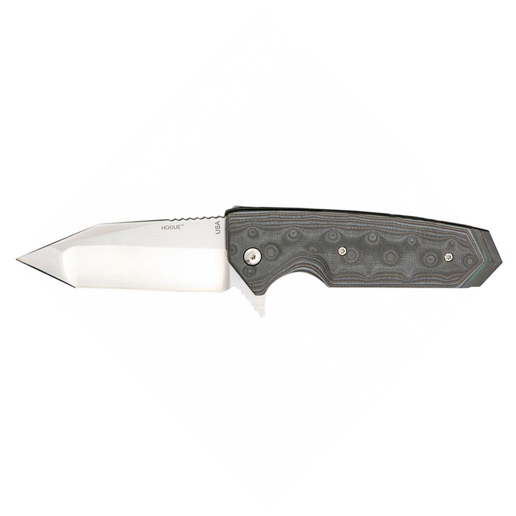 фото Нож складной туристический hogue ex-02 tanto, сталь 154cm, рукоять g-mascus®, темно-серый