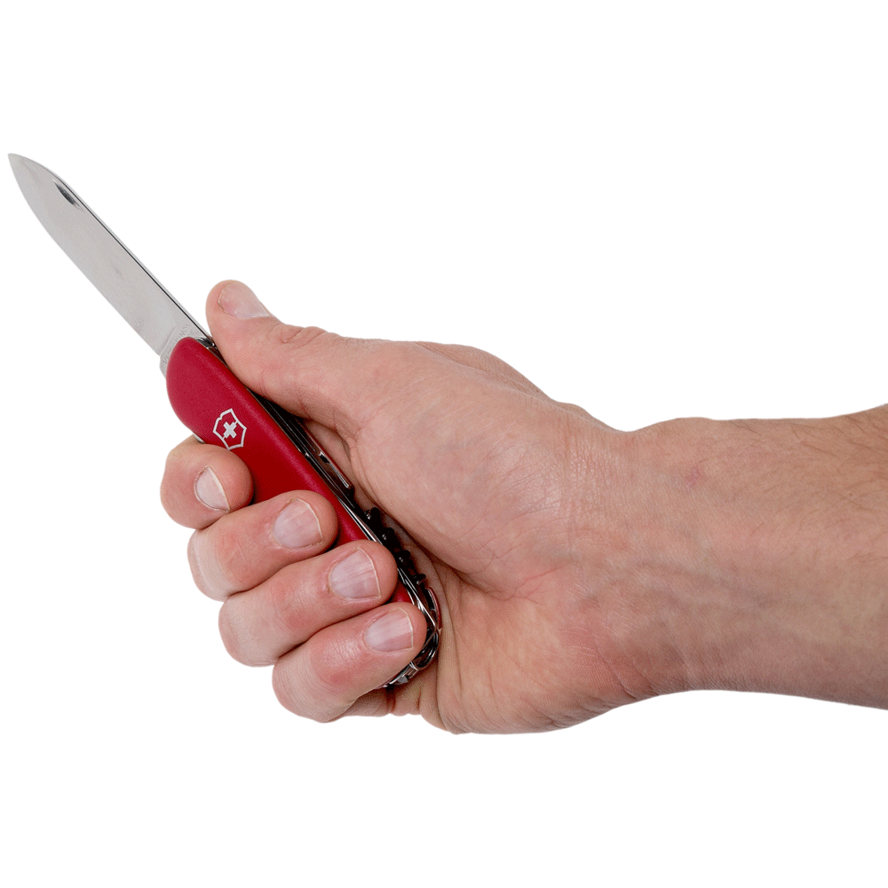 Нож перочинный Victorinox Rucksack, сталь X50CrMoV15, рукоять нейлон, красный от Ножиков