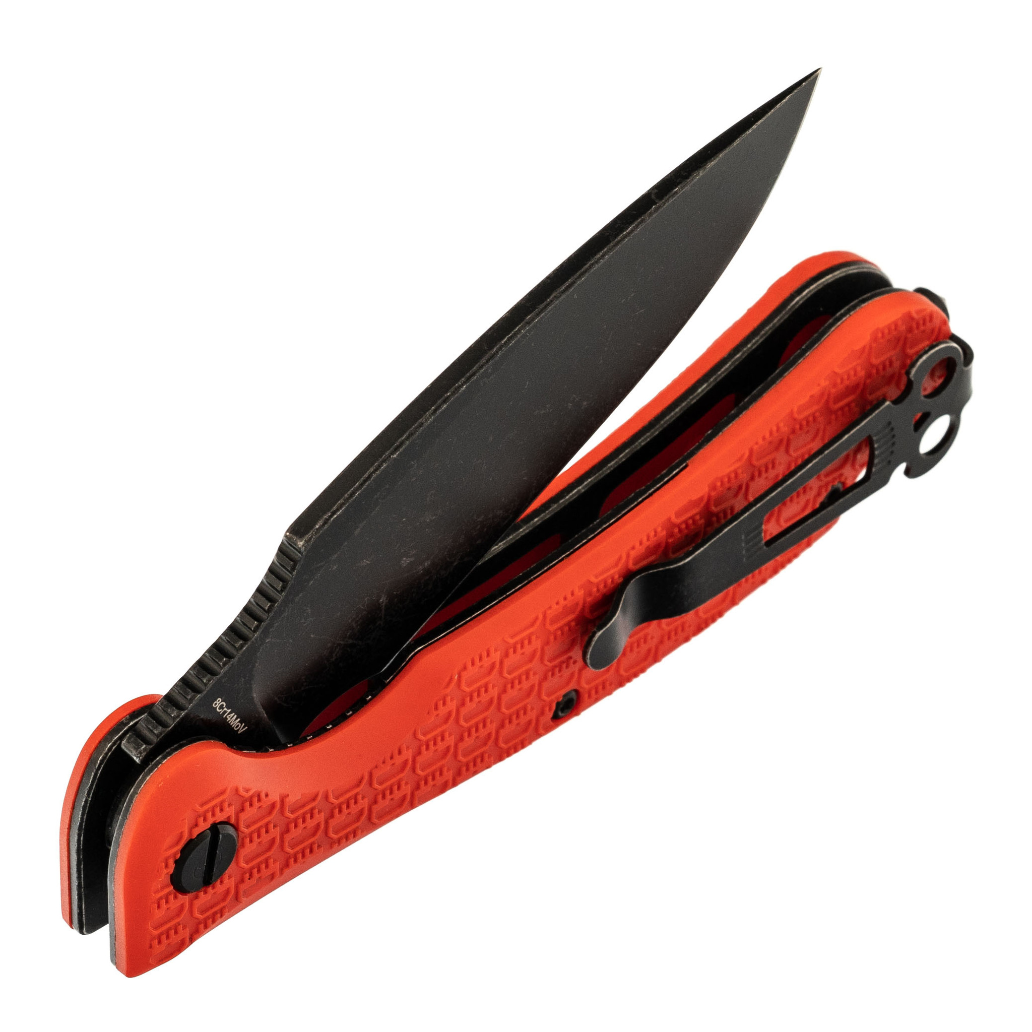 Складной нож Daggerr Fielder Orange BW, сталь 8Cr14MoV, рукоять FRN - фото 9