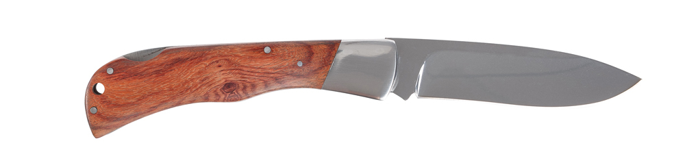 фото Нож складной stinger fk-9902, сталь 3cr13, рукоять древесина красного дерева