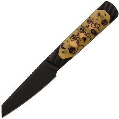 Фото Нож с фиксированным клинком Kizer Hallow, сталь CPM 10V, рукоять GID G10/Aluminum