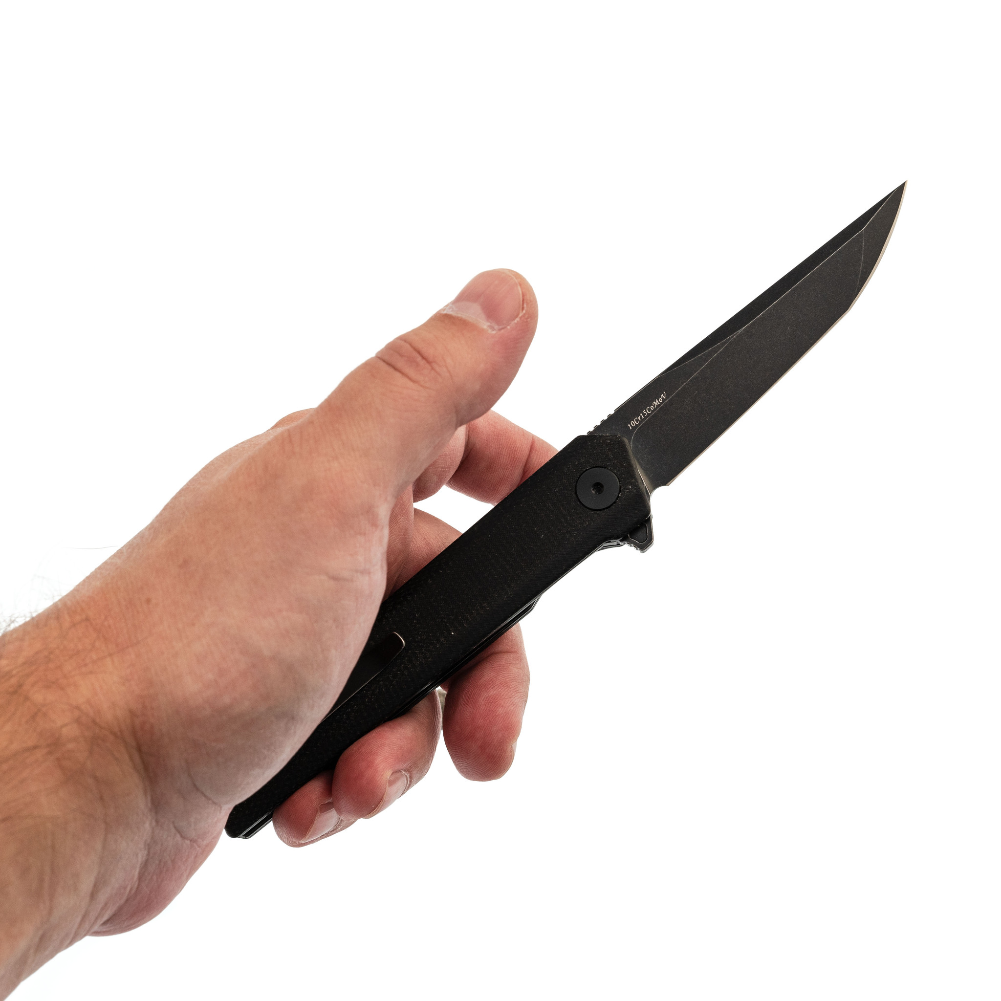 Складной нож Trivisa Equ-04B, сталь 10Cr15CoMoV, рукоять микарта - фото 7