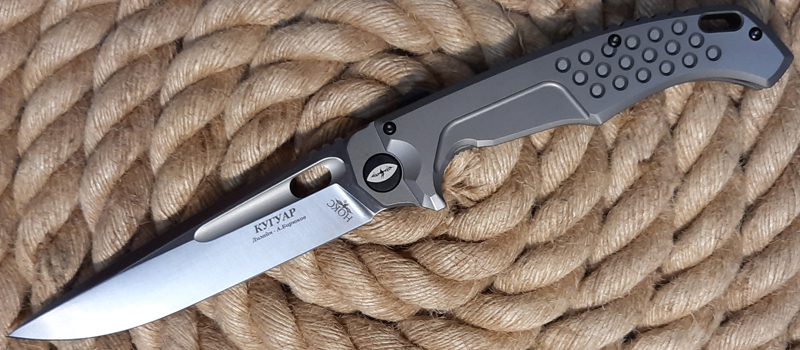 Складной нож НОКС Кугуар, сталь М390, рукоять титан
