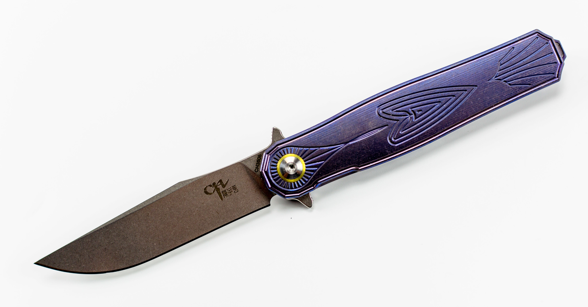 Складной нож CH3505 F сталь S35VN