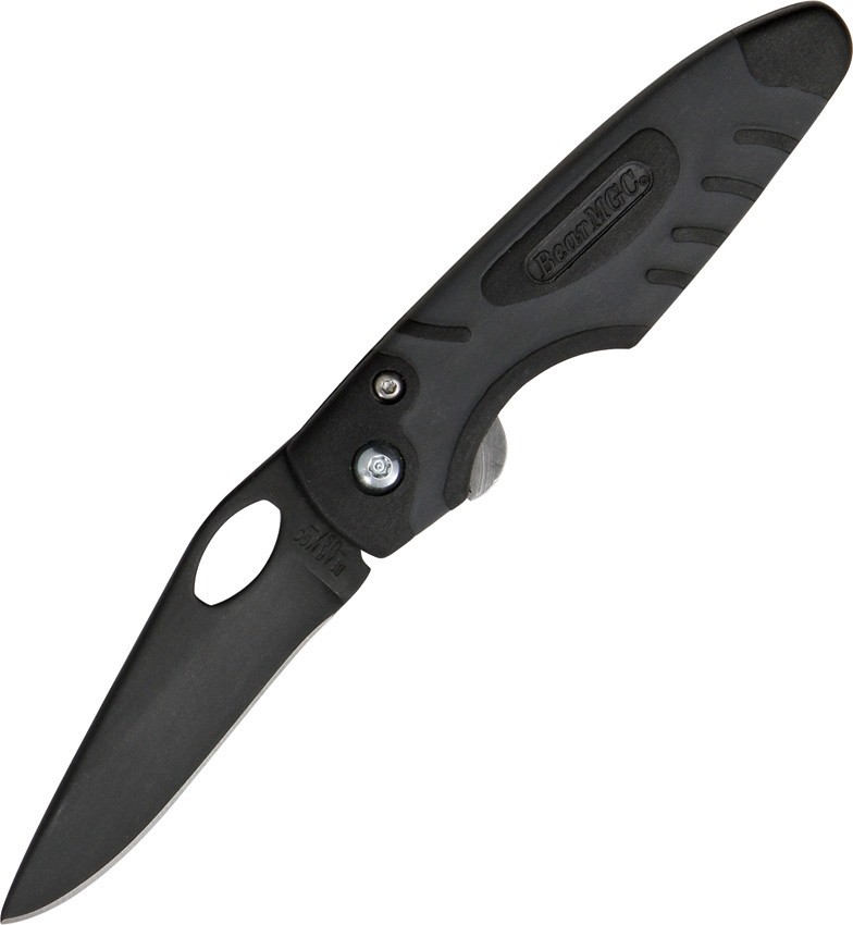 Складной нож Bear & Son, Liner 3, 7404T, нержавеющая сталь с титановым покрытием, черный от Ножиков