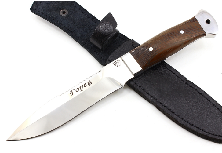Нож Горец, AUS-8, Ножи с фиксированным клинком