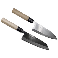 Фото Набор из 2-х кухонных ножей Tojiro Tadafusa setB, сталь Shirogami, рукоять дерево