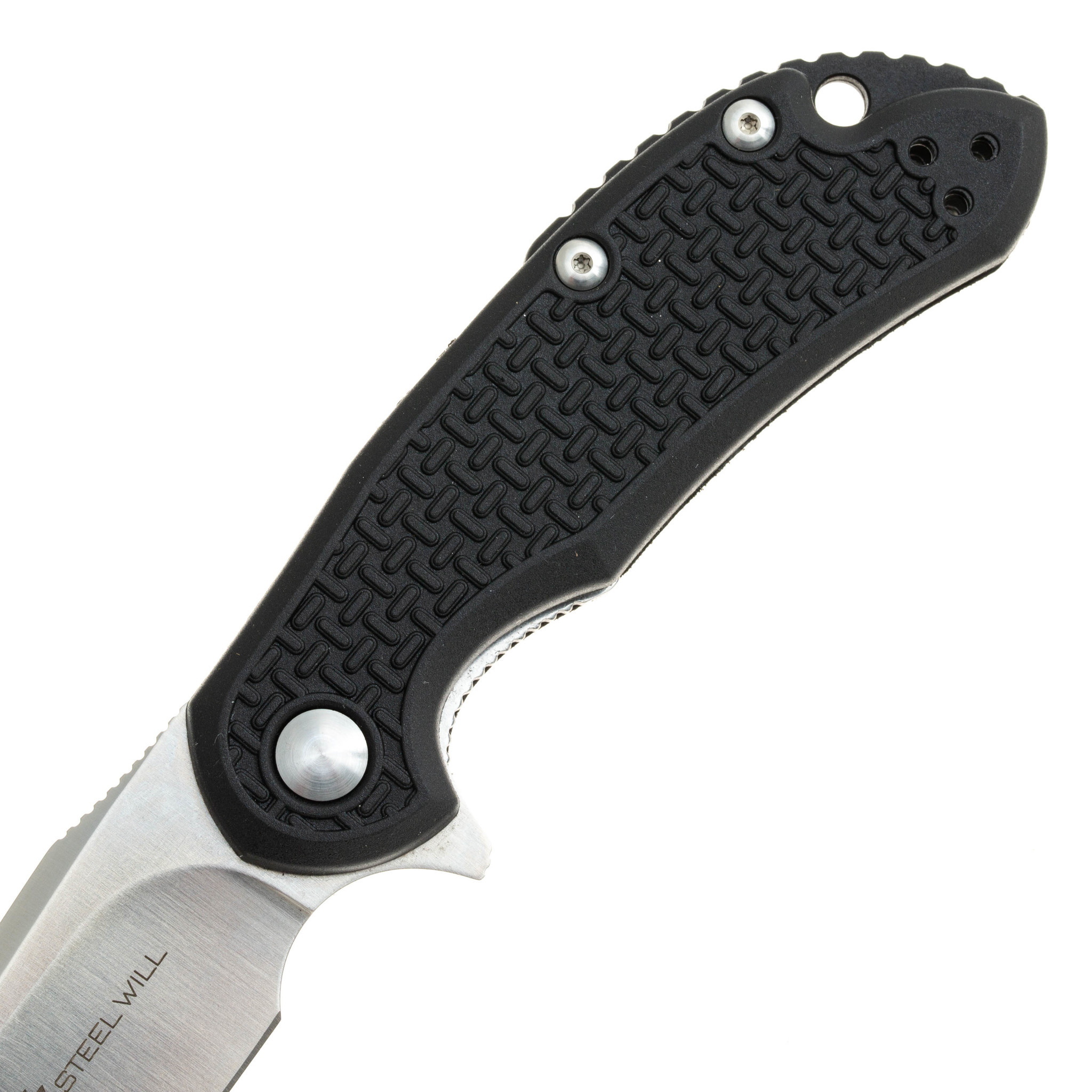 фото Складной нож cutjack mini steel will c22m-1bk, сталь d2