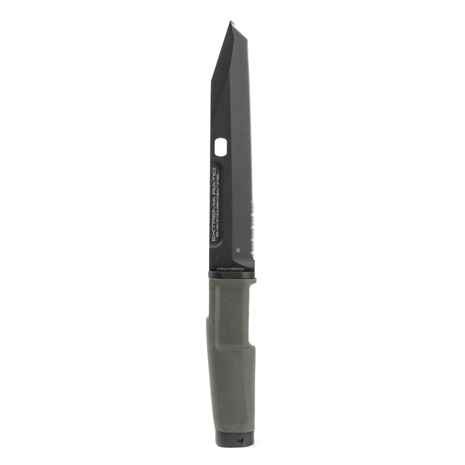 Нож с фиксированным клинком Extrema Ratio Fulcrum Civilian Bayonet Green, сталь Bhler N690, рукоять пластик - фото 5
