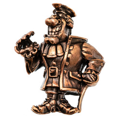 Фото Бусина для темляка Доктор Ливси, бронза