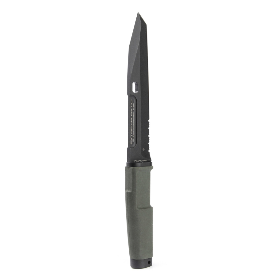 Нож с фиксированным клинком Extrema Ratio Fulcrum Civilian Bayonet Green, сталь Bhler N690, рукоять пластик - фото 6