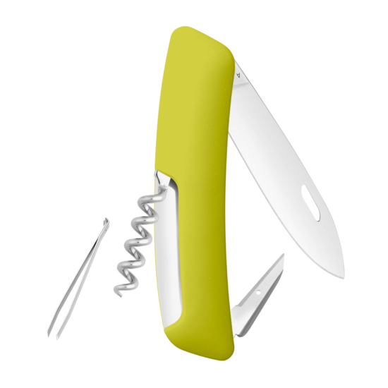 Швейцарский нож SWIZA D01 Standard, 95 мм, 6 функций, салатовый - фото 2