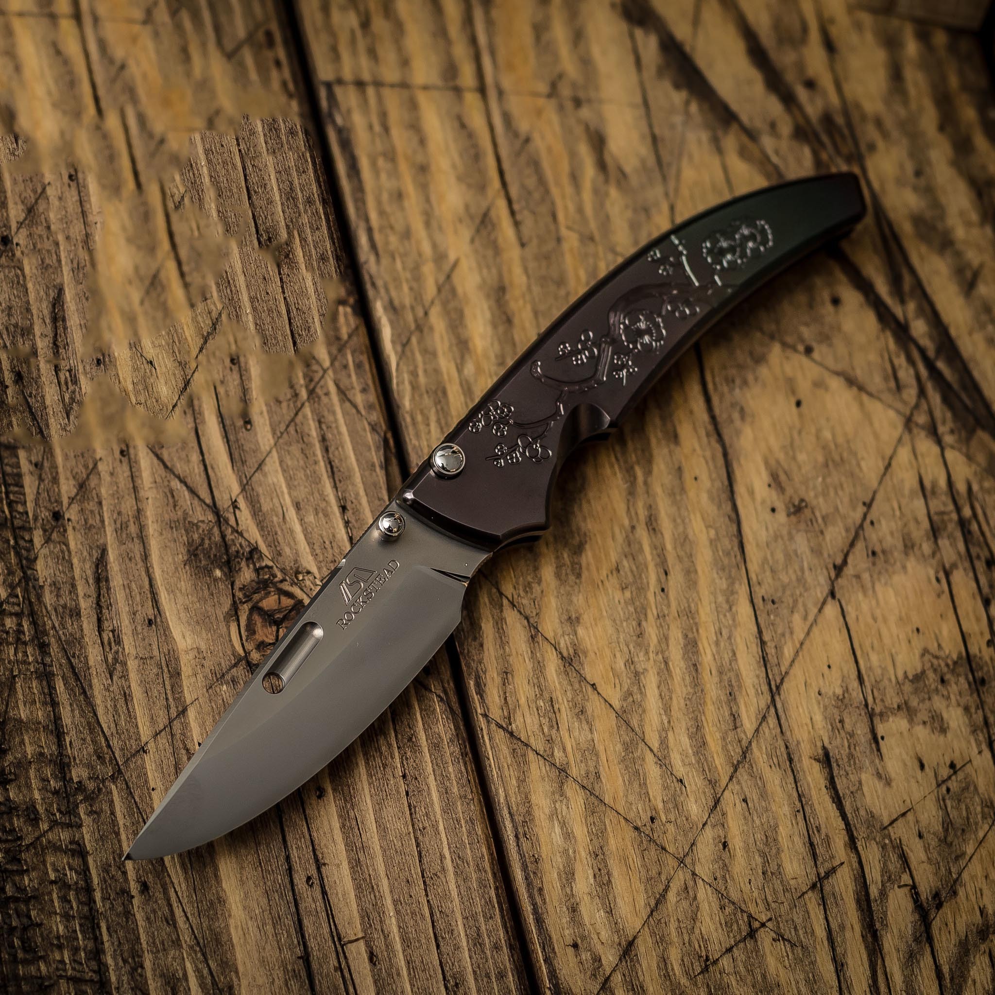 Нож складной Rockstead SHU-C-ZDP, сталь ZDP-189, рукоять титан - фото 4