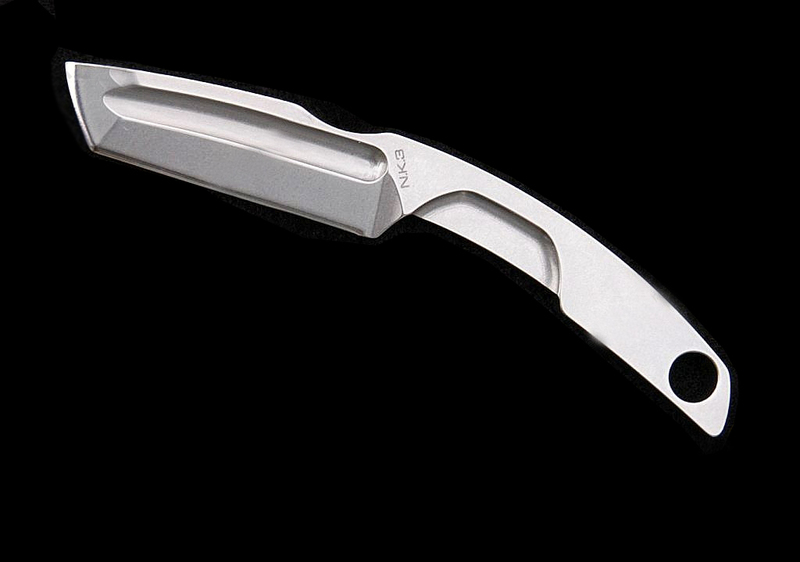 Нож с фиксированным клинком Extrema Ratio N.K.3 Stone Washed, сталь Bhler N690, цельнометаллический