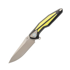Фото Нож складной Tulay Rikeknife, сталь 154CM, Yellow G10