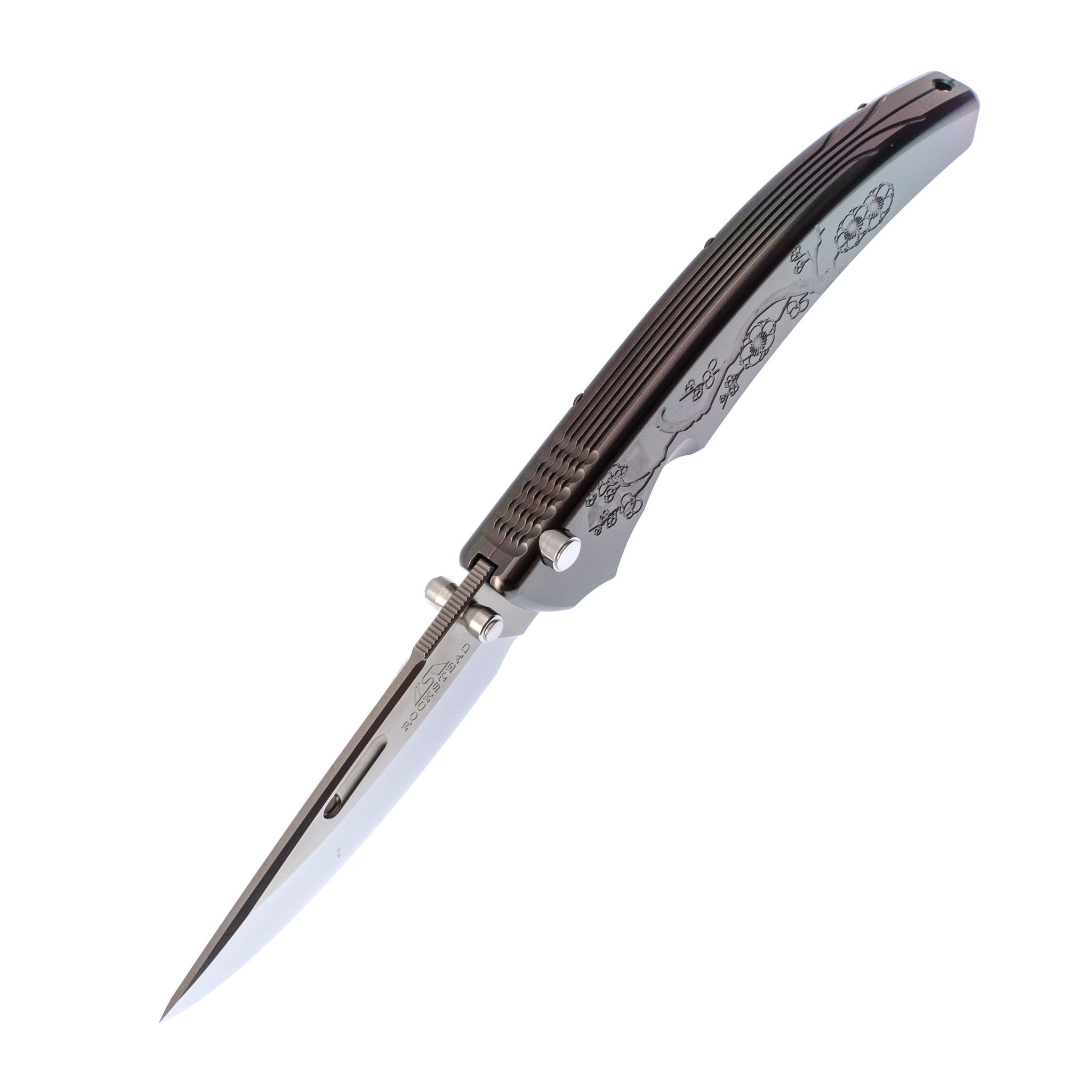 Нож складной Rockstead SHU-C-ZDP, сталь ZDP-189, рукоять титан - фото 7