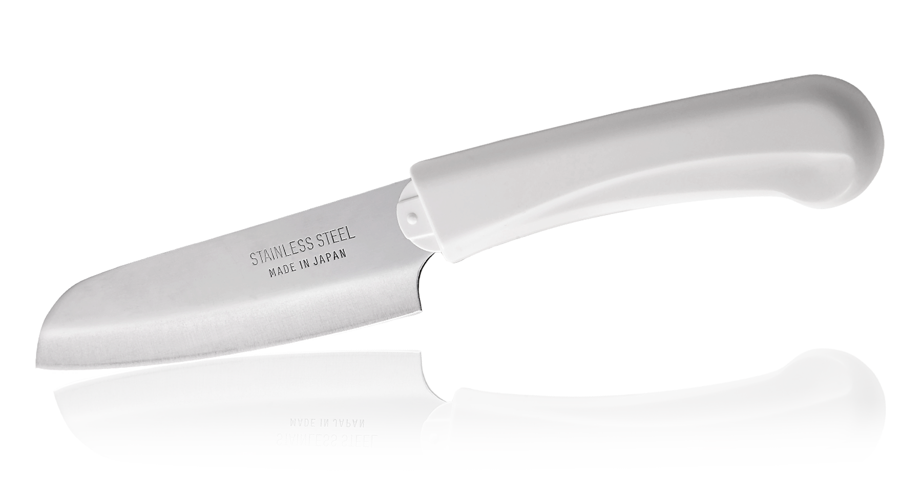 нож кухонный поварской японский шеф нож fuji cutlery сталь mo v лезвие 18 см япония Кухонный нож овощной, Special Series, Fuji Cutlery, FК-432, сталь Sus420J2, белый