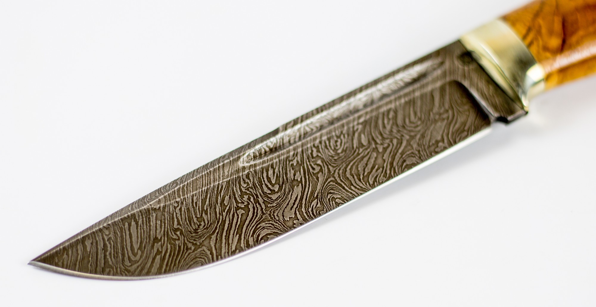 Нож Бекас,  дамасская сталь - фото 2
