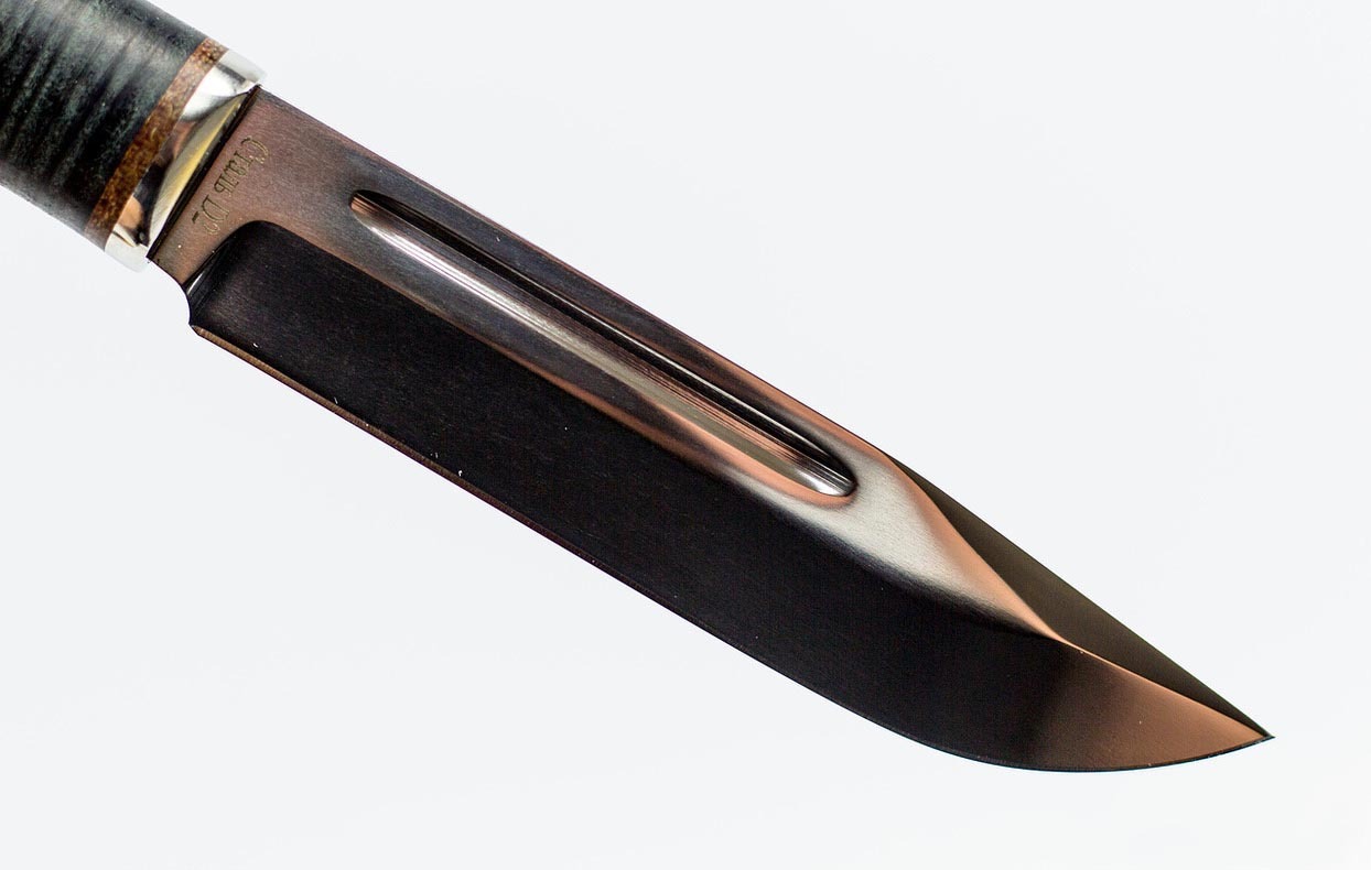 Нож Комбат-4 в D2, кожа - фото 3