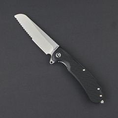 Фото Складной нож Daggerr Smoke Eater SW, сталь 8Cr14MoV, рукоять FRN, черный