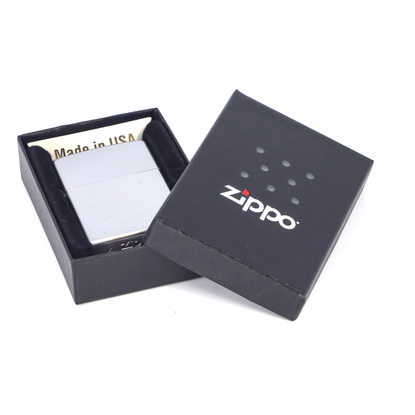 Зажигалка ZIPPO Zippo Scroll Satin Chrome, латунь с ник.-хром. покрыт., серебр., матовая, 36х56х12 мм - фото 2
