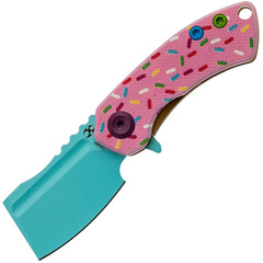 Фото Складной нож Kansept Mini Korvid, сталь 154CM, рукоять G10, розовый