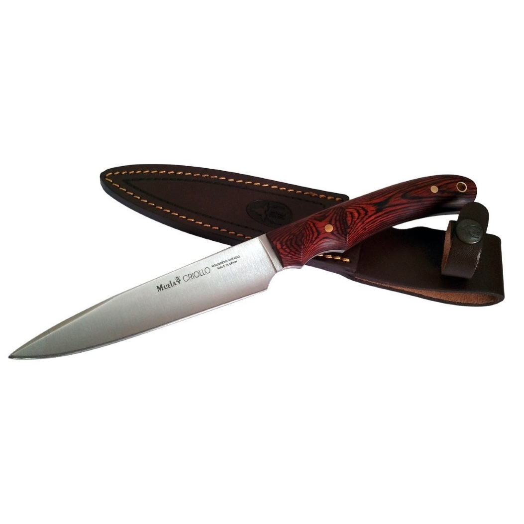 Нож с фиксированным клинком Criollo, Pakka Wood Handles 17.0 см. - фото 5