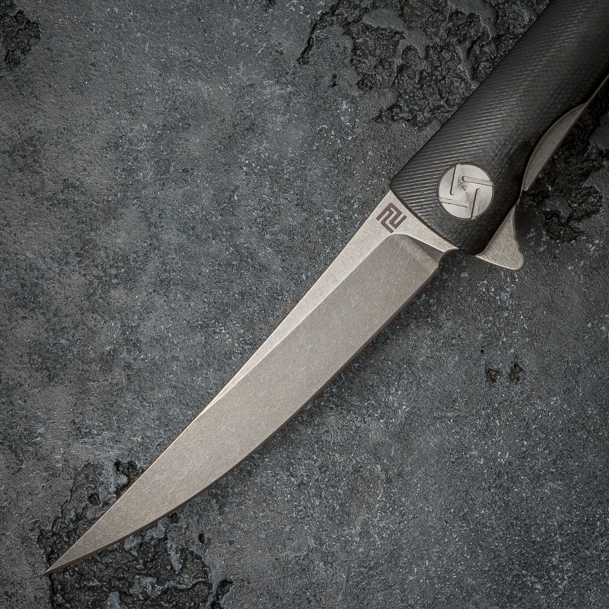 Складной нож Artisan Waistline, сталь D2, G10 Black - фото 2