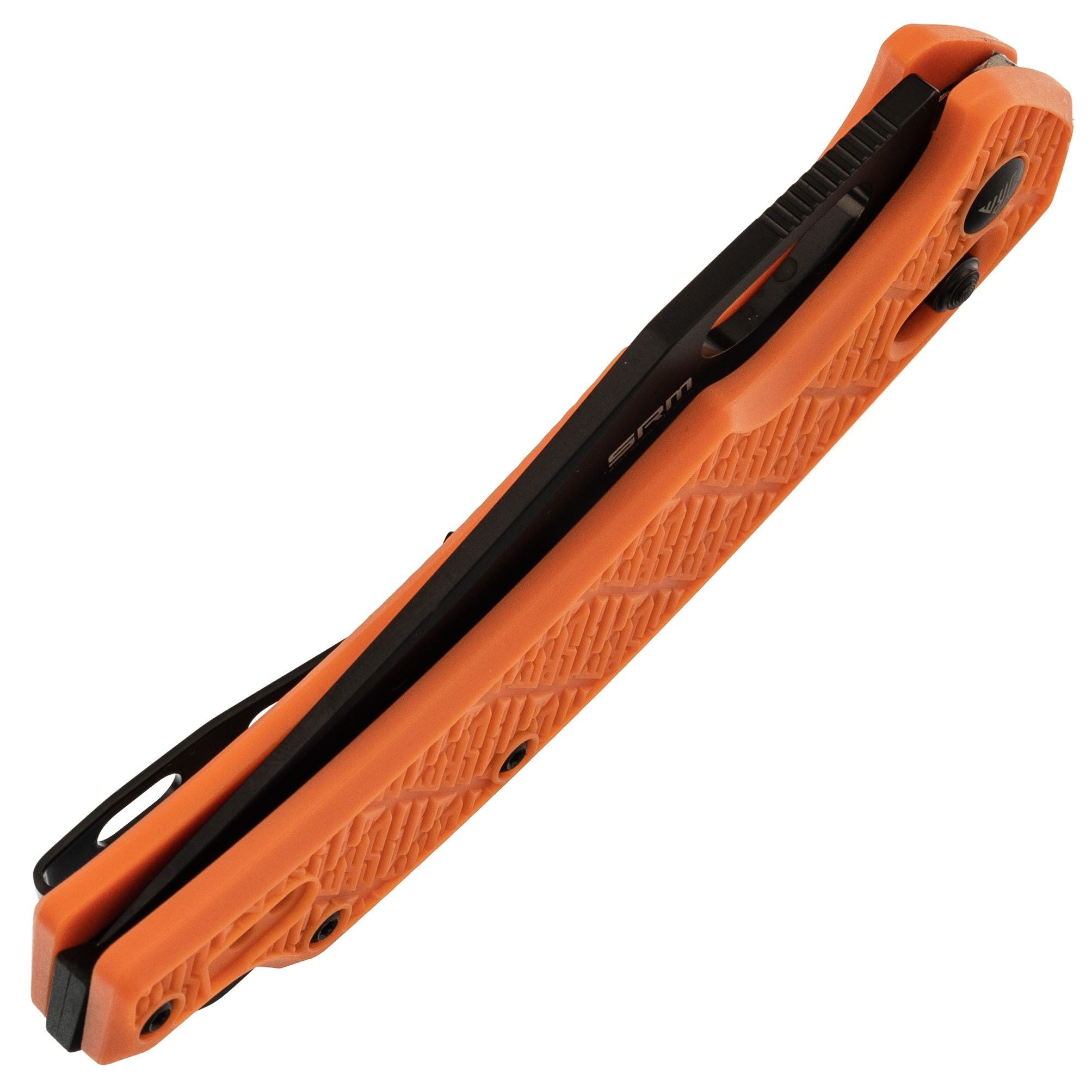 Складной нож SRM 9201, сталь 8Cr13MOV Blackwash , рукоять Orange FRN - фото 8