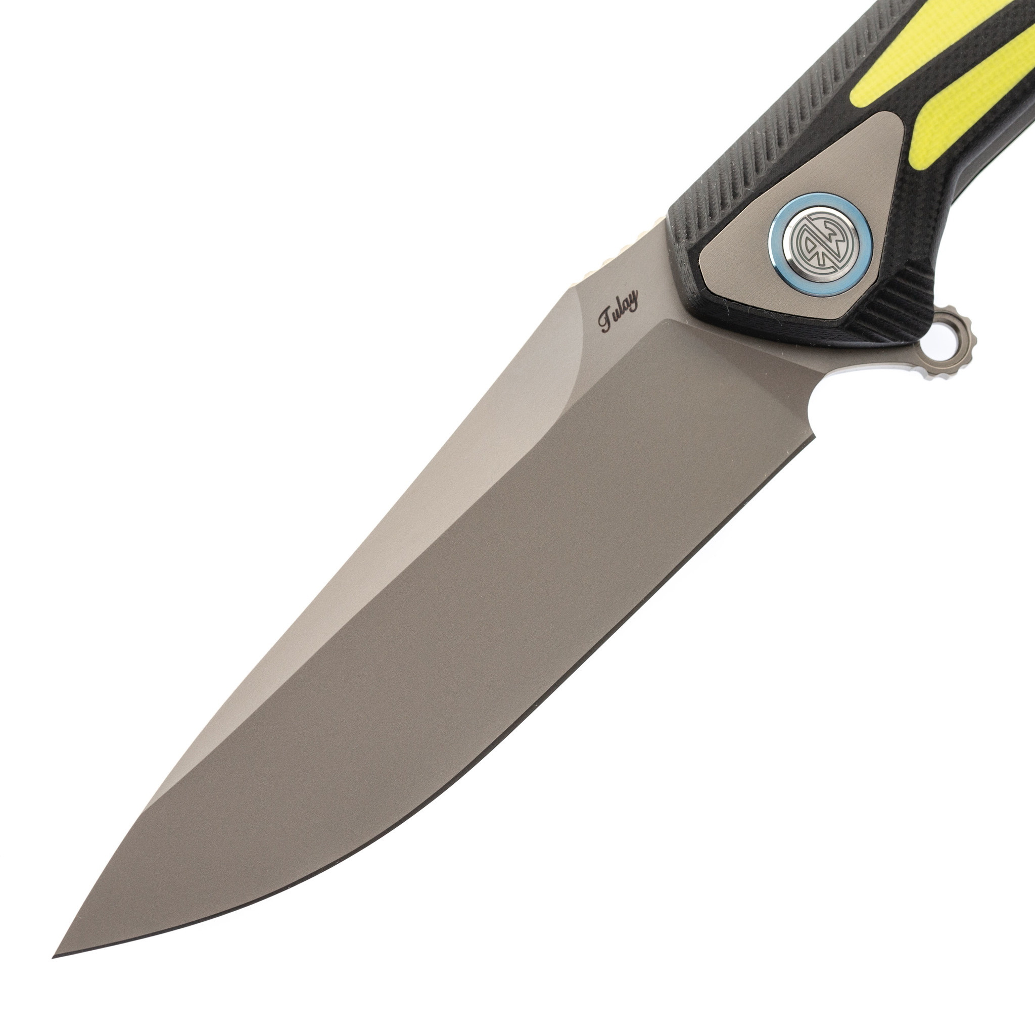 Нож складной Tulay Rikeknife, сталь 154CM, Yellow G10 - фото 2