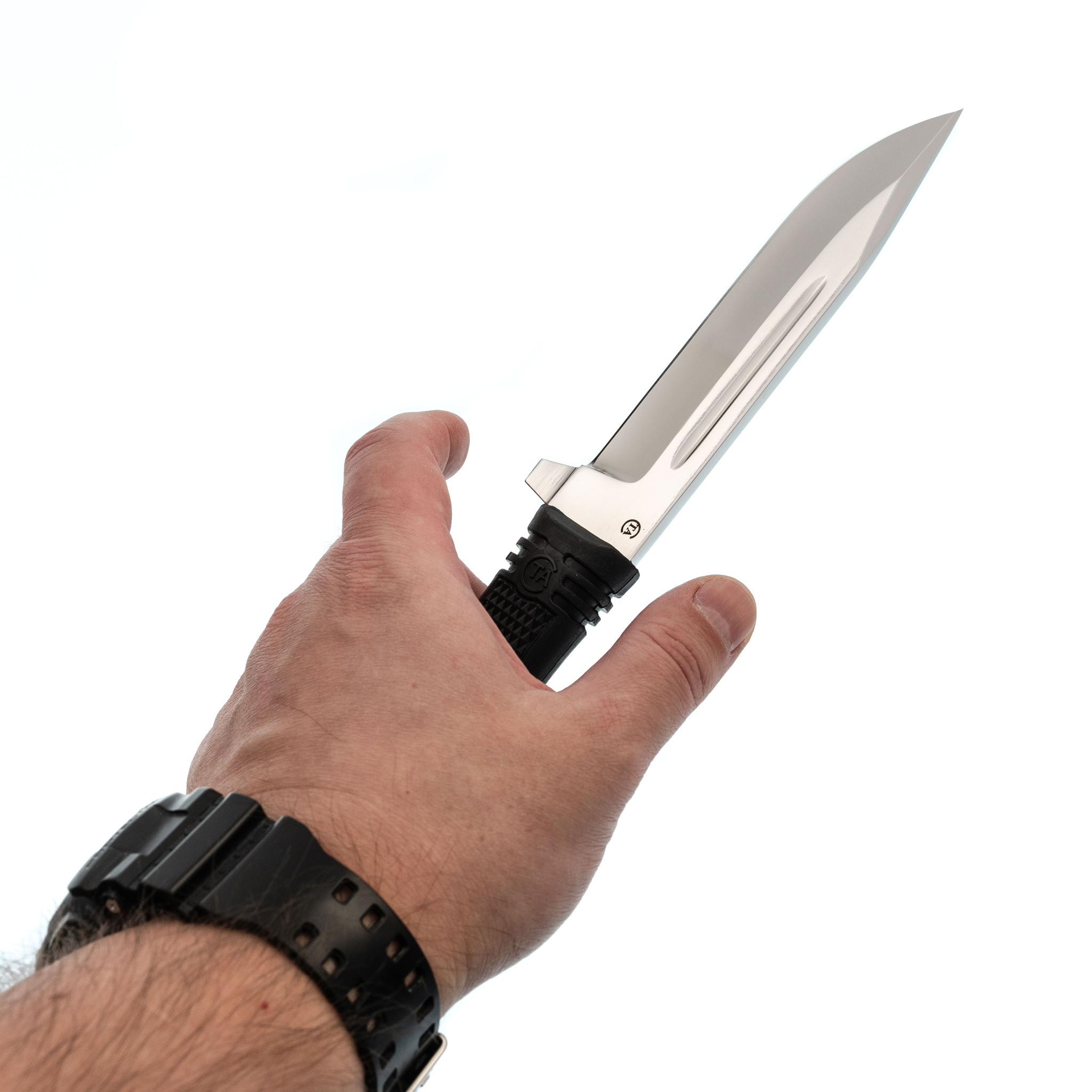 Нож Сержант, сталь D2, рукоять резина - фото 5