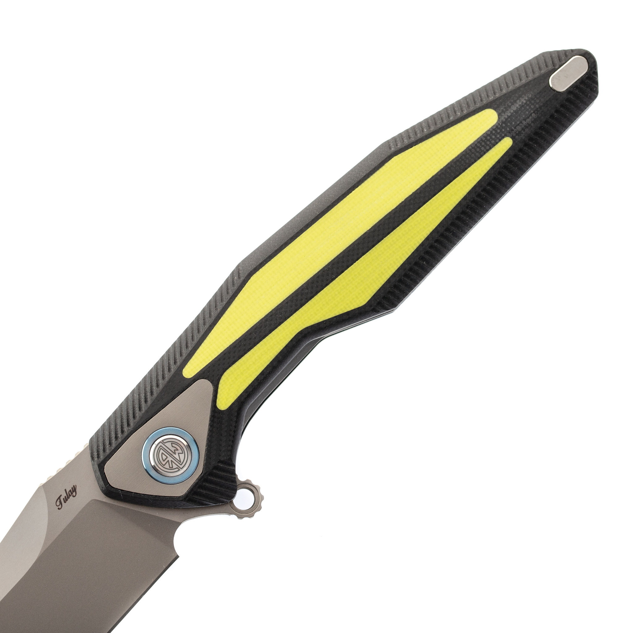 Нож складной Tulay Rikeknife, сталь 154CM, Yellow G10 - фото 3