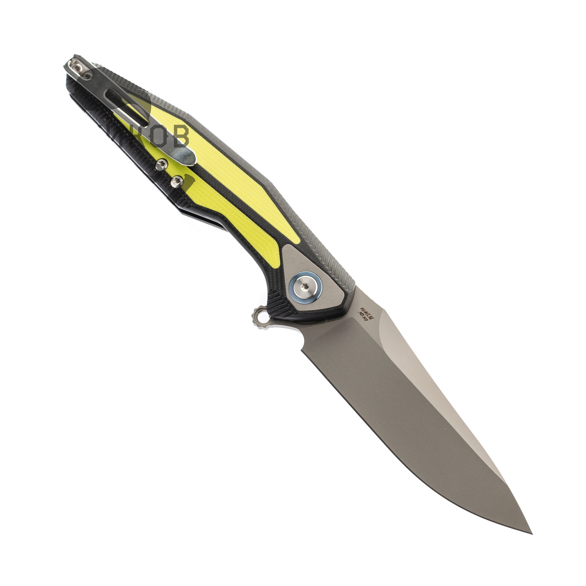 Нож складной Tulay Rikeknife, сталь 154CM, Yellow G10 - фото 4