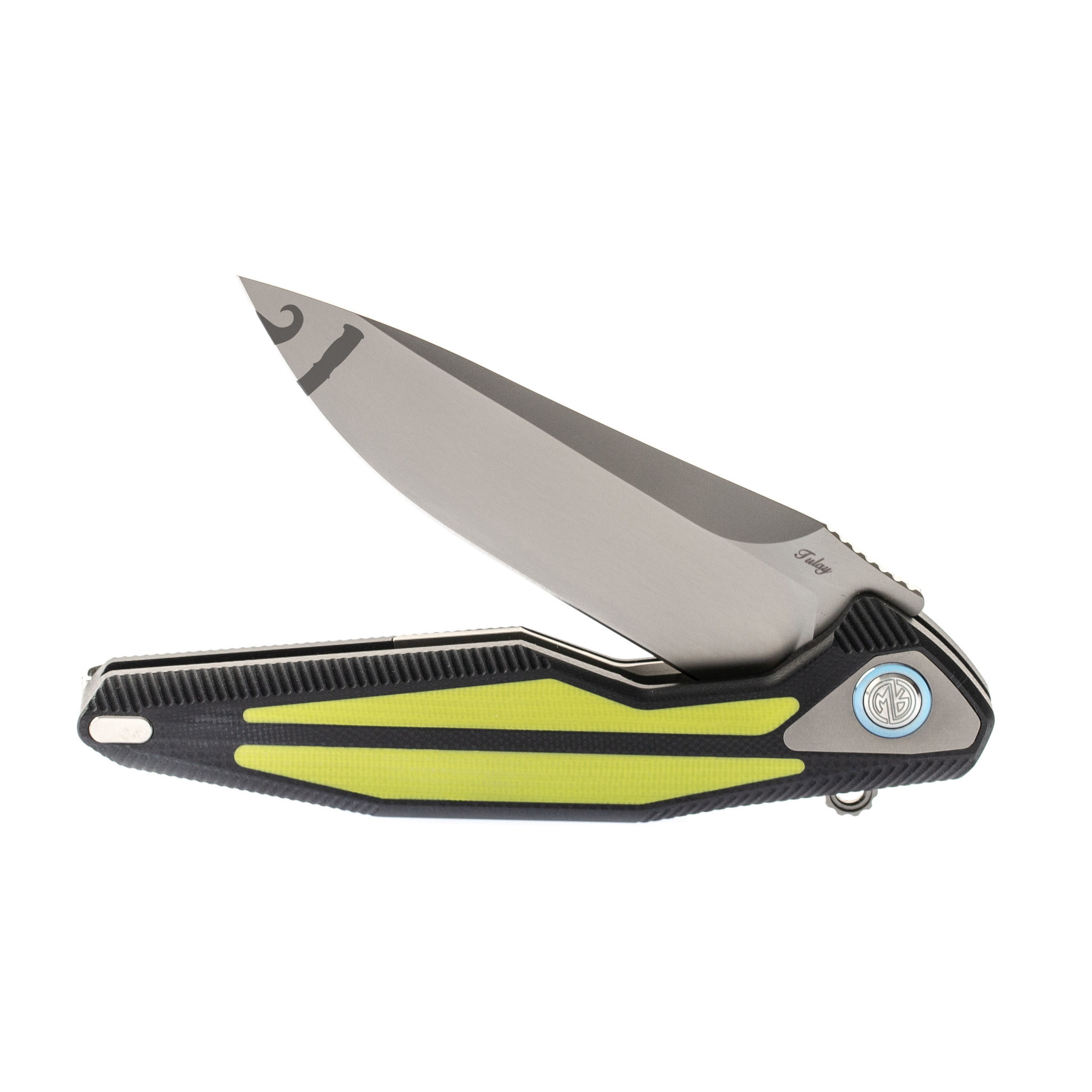 Нож складной Tulay Rikeknife, сталь 154CM, Yellow G10 - фото 5