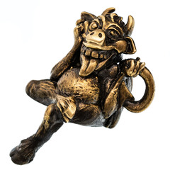 Фото Бусина для темляка Чертёнок, латунь