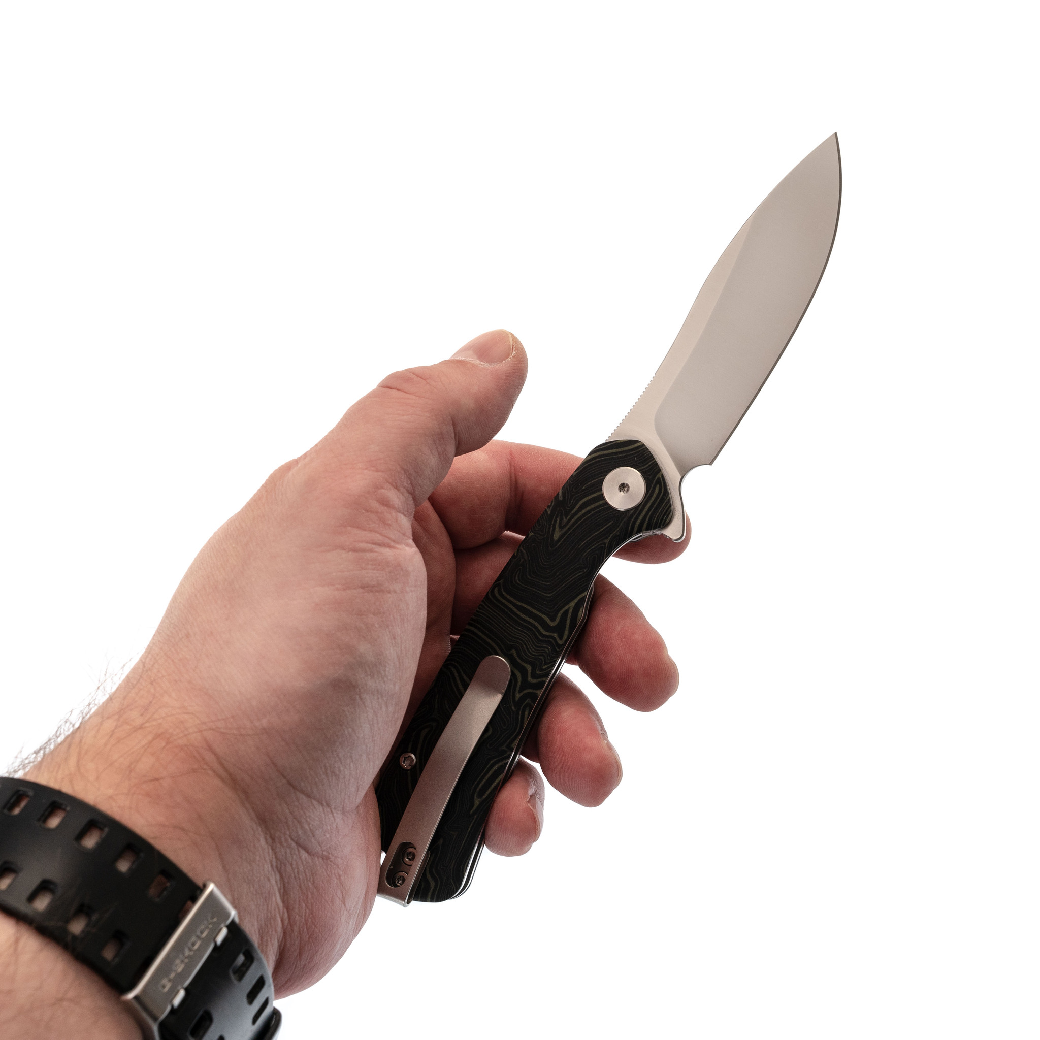Складной нож Petrified Fish Rogue, сталь 154CM, рукоять G10 - фото 7