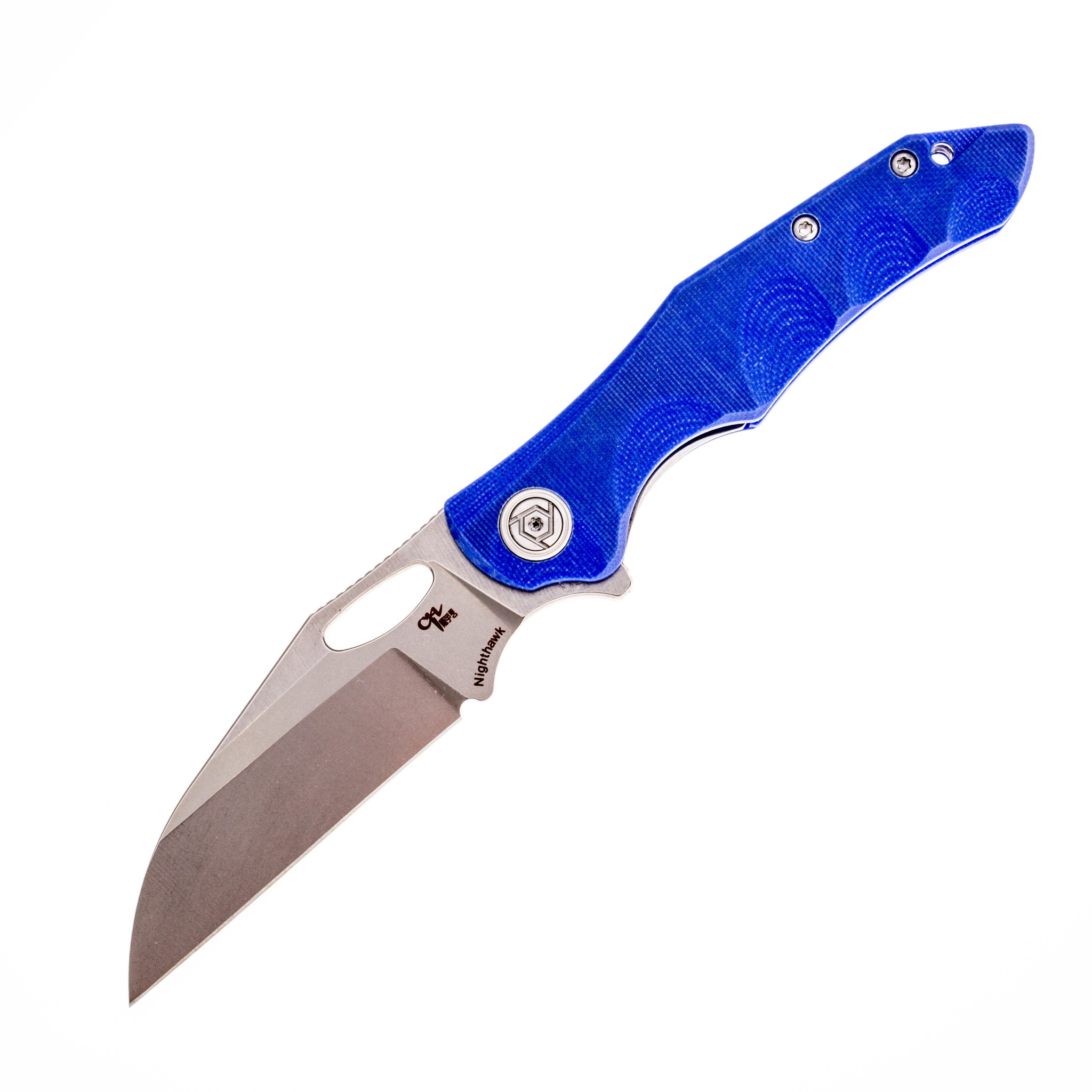 Складной нож CH Night Hawk, сталь D2 цвет синий от Ножиков