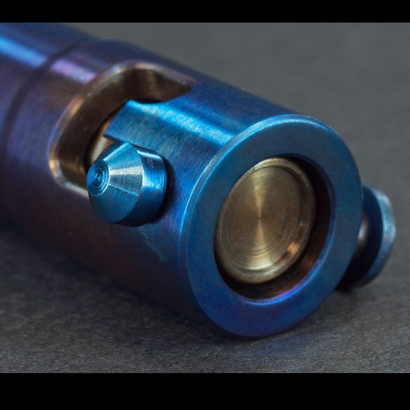 Тактическая ручка Cal .50 CID (Clip-Integrated-Design) Titanium Flame, Boker Plus 09BO074, градиент - фото 6